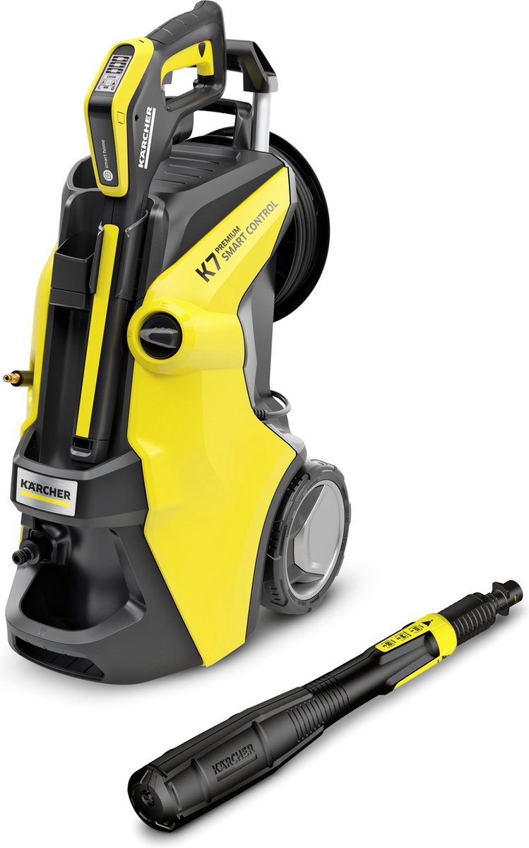 Bol.com Kärcher K 7 Premium Smart Control Hogedrukreiniger - 180 bar - 600 l/u - 60 m²/u - Slanghaspel - Boost modus - App bedie... aanbieding