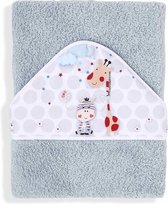 Interbaby Handdoek & Lamp Jungle 100 X 100 Cm Katoen Grijs