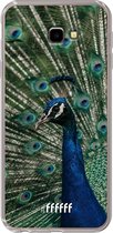 6F hoesje - geschikt voor Samsung Galaxy J4 Plus -  Transparant TPU Case - Peacock #ffffff