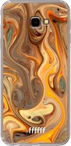 6F hoesje - geschikt voor Samsung Galaxy J4 Plus -  Transparant TPU Case - Brownie Caramel #ffffff