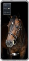 6F hoesje - geschikt voor Samsung Galaxy A52 - Transparant TPU Case - Horse #ffffff