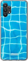 6F hoesje - geschikt voor Samsung Galaxy A32 5G -  Transparant TPU Case - Blue Pool #ffffff