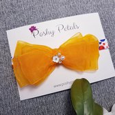 Poshy Petals Holland Oranje Haarband voor Meisjes/Baby
