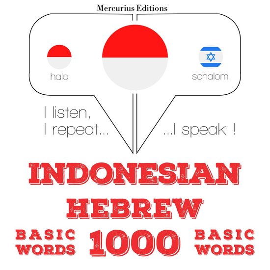 1000 kata-kata penting dalam bahasa Ibrani - cover