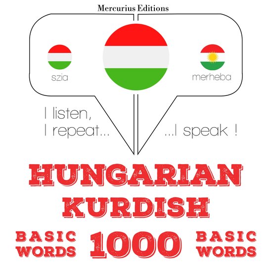 Magyar - kurd: 1000 alapszó - cover