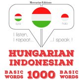 Magyar - indonéz: 1000 alapszó