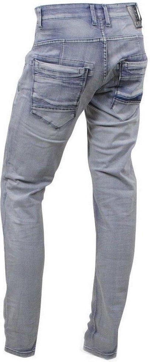 Cars Jeans - Heren Jeans - Regular Fit - Stretch - Lengte 34 - Loyd - Grey  Used | bol.com