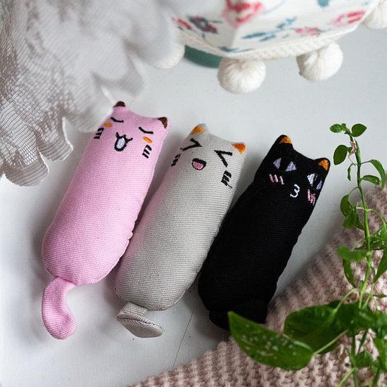 Catnip Vis met Veren - Kattenspeelgoed - 12x3,5 cm