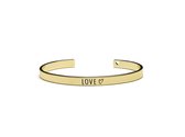 Armband Proud Mama Love Goud