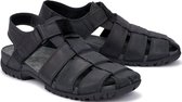 Mephisto BASILE heren sandaal - zwart - maat 44