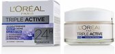 L'Oréal Triple Active 24H Nachtcrème - 50 ml (2 stuks)