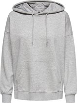ONLY ONLFEEL LIFE L/S HOOD SWT NOOS Dames Trui Grijs - Maat L