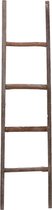 Clayre & Eef Handdoekhouder 150 cm Bruin Hout Decoratie ladder Handdoekladder