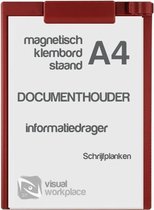 Klembord magnetisch A4 (staand) - Rood