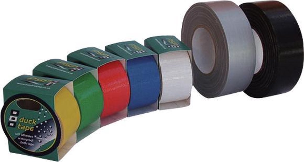 Stout In detail systematisch PSP watervaste Duct Tape Rood 50 mm x 5 m | bol.com
