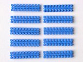 Ministeck 10 x 1 Kleurstrips - middelblauw