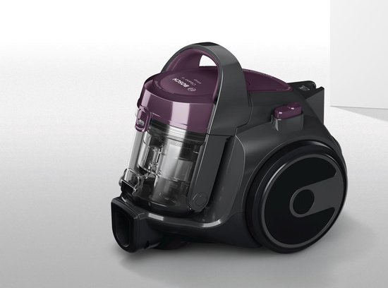 Bosch Series | 2, Bagless Vacuum Cleaner, BGC05AAA1, Super Compact, Very Light, Hygienic Filter System, Purple
