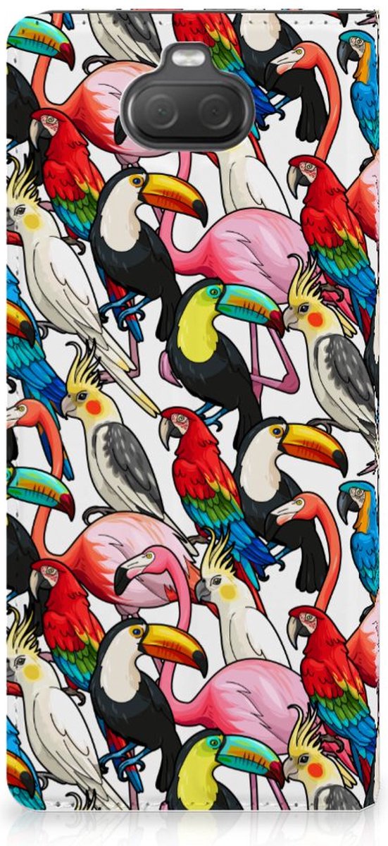 Standcase Hoesje voor Sony Xperia 10 Hoesje maken Birds
