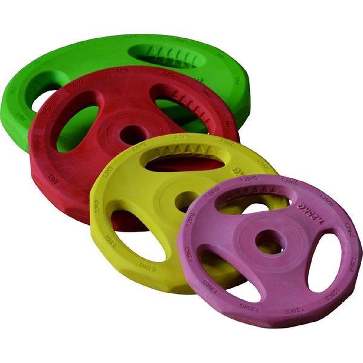 RS Sports Aerobic Pump Set - Halterset met gewichten - 150 cm stang - Totaal 40 kg - Rubber schijven thumbnail 2
