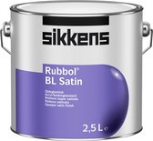 Sikkens Rubbol BL Satin - Watergedragen Lak Binnen / Buiten - Wit - 1L
