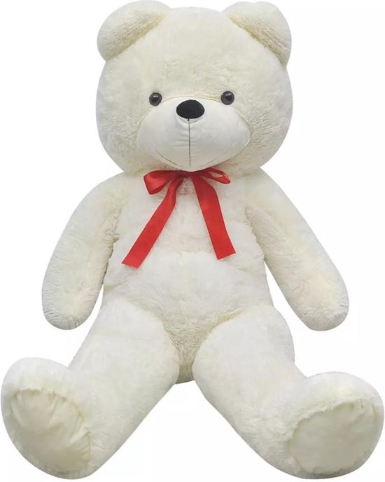 twintig Prooi Pak om te zetten Grote Knuffel Teddy beer Wit Pluche 100cm - Teddy bear Speelgoed -  Teddybeer knuffels... | bol.com