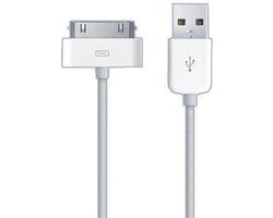 30 Pin USB kabel geschikt voor o.a. iPhone 4