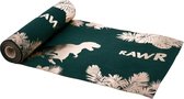 ARTIFETES - Groene dinosaurus linnen tafelloper - Decoratie > Tafelkleden, placemats en tafellopers