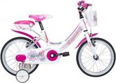 Lombardo Mariposa - Stadsfiets - Meisjes - Wit - 16 Inch