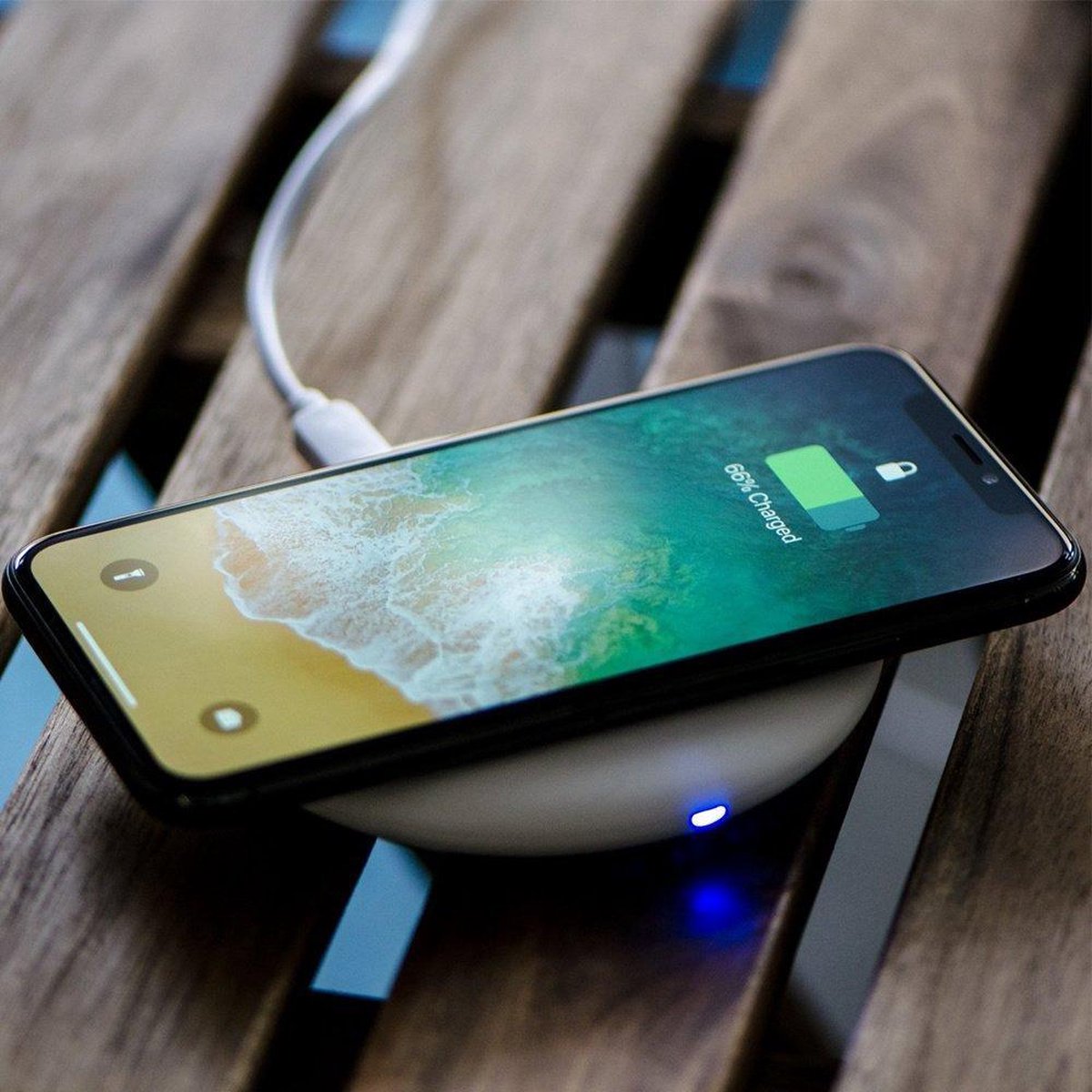 Draadloze oplader niet standaard bij iPhone 8