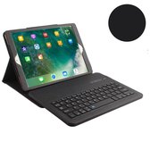 Shop4 - iPad Pro 10.5 Toetsenbord Hoes - Bluetooth Keyboard Cover Lychee Zwart