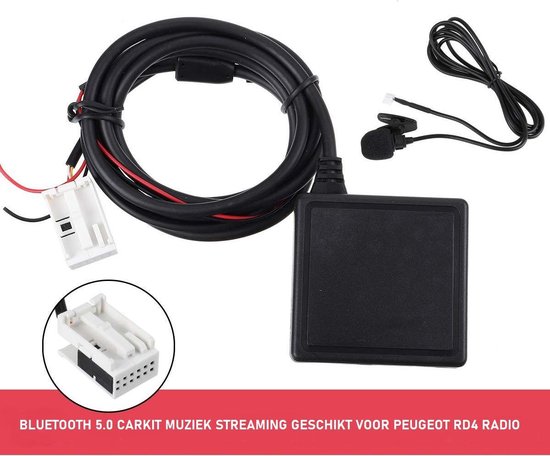 Peugeot 607807 1007 4007 RD4 Kit voiture Bluetooth Musique Steaming USB SD  Adaptateur... | bol.com