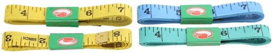 Meetlint - 150 cm & 60 Inch - plastic - meeteenheid in centimeter en inches - Merkloos