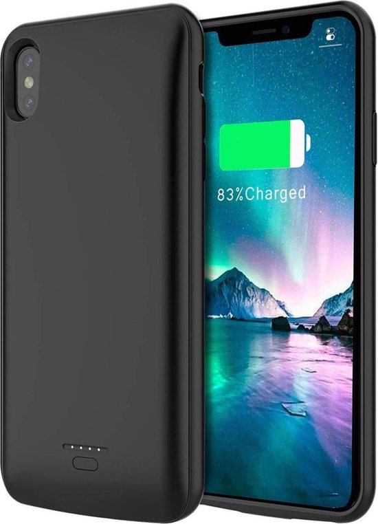 DrPhone iPhone XS Max Powerbank – Externe Batterij- 5000 mAh - Beschermhoes  met... | bol.com