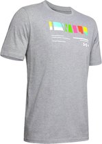 Under Armour I Will Multi Sportshirt - Maat S  - Mannen - Grijs