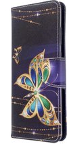 Diamant vlinder agenda wallet book case hoesje Samsung Galaxy S20 Ultra