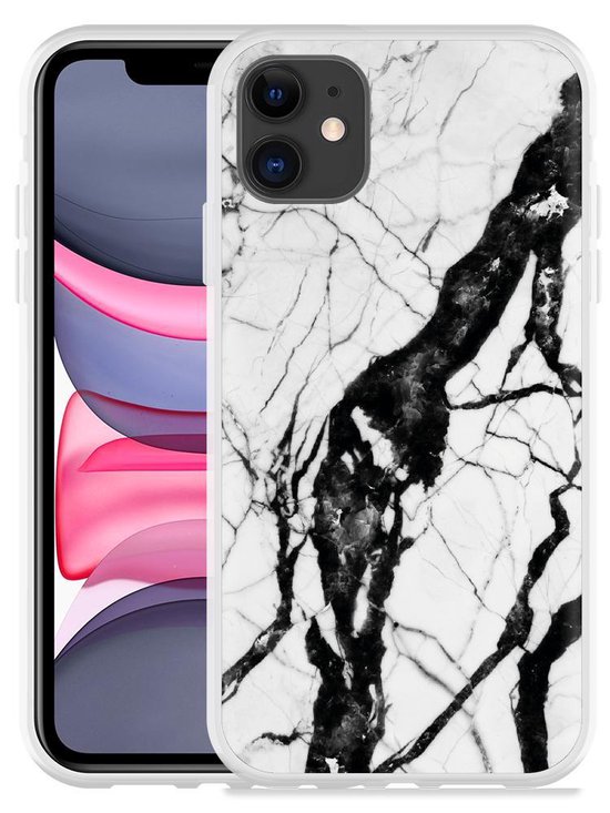 Apple iPhone 11 Hoesje Marmer Design Designed by Cazy