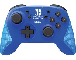 Hori Draadloze Pro Controller - Officieel Gelicenseerd - Nintendo Switch + Lite - Blauw