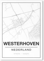 Poster/plattegrond WESTERHOVEN - A4