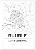 Poster/plattegrond RUURLE - A4