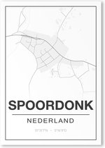 Poster/plattegrond SPOORDONK - 30x40cm