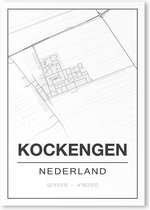 Poster/plattegrond KOCKENGEN - A4