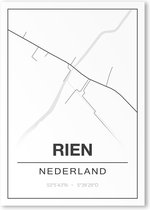 Poster/plattegrond RIEN - A4