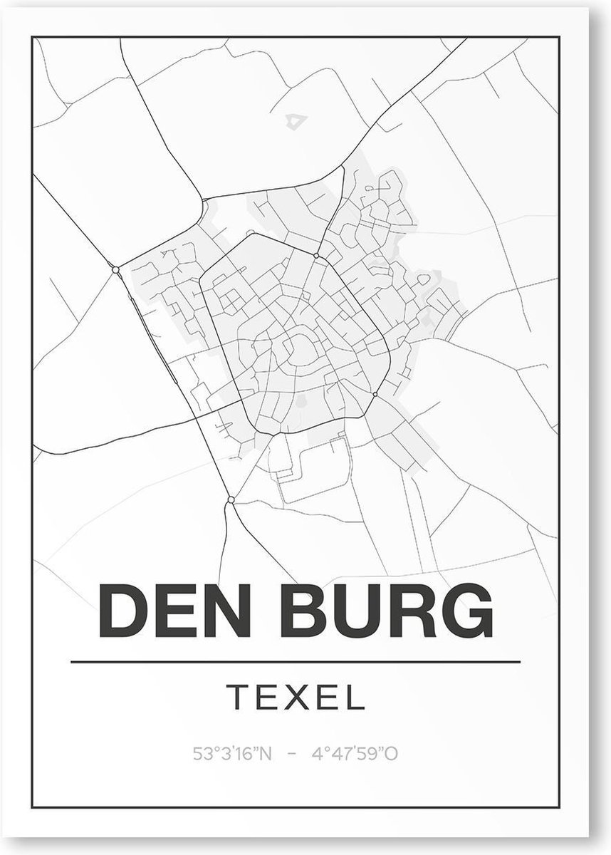 Poster/plattegrond DENBURG - A4