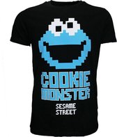 Sesamstraat Cookie Monster T-Shirt - Officiële Merchandise