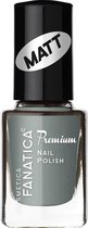 Cosmetica Fanatica - Premium Nagellak - mat grijs - flesje met 12 ml. inhoud - nummer 850