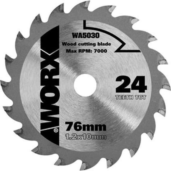 Worx WA5030 zaagblad TCT 24TPI 76mm | bol.com