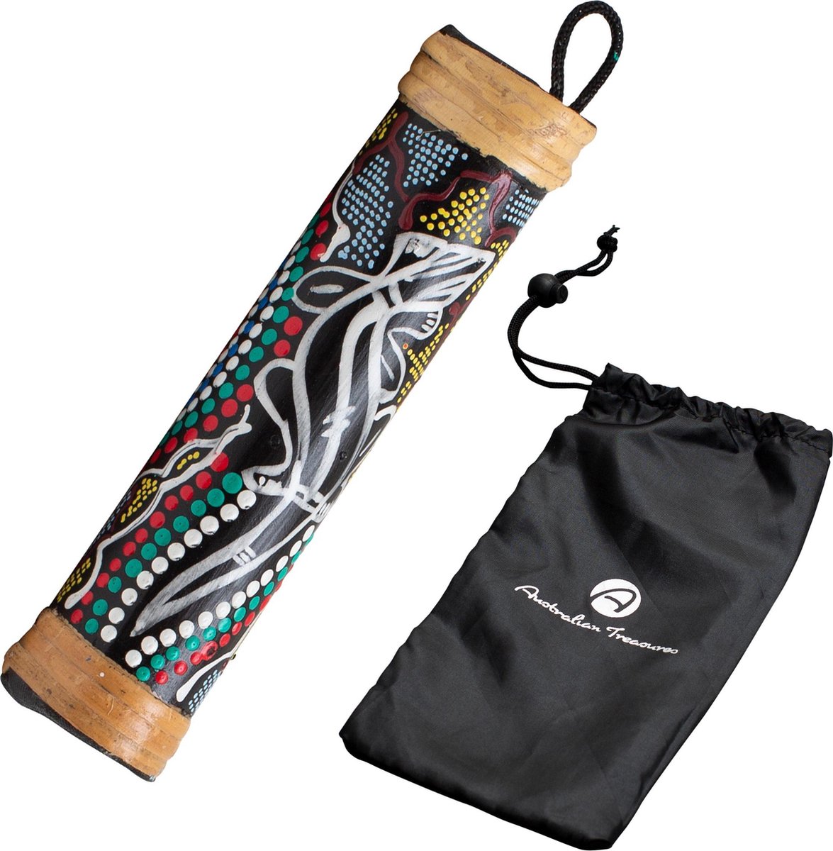 Rainstick 20cm painted
