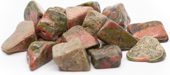 Pierres roulées Unakite (20 à 40 mm) - 200 grammes