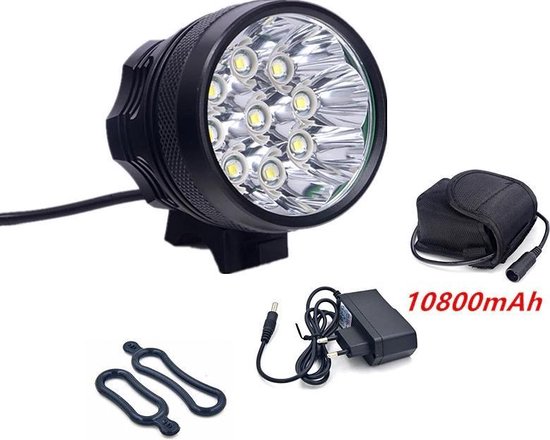 Giga felle 9-LED fietsverlichting - Fietslamp - Fietsstuur - 12000 lumens - | bol.com
