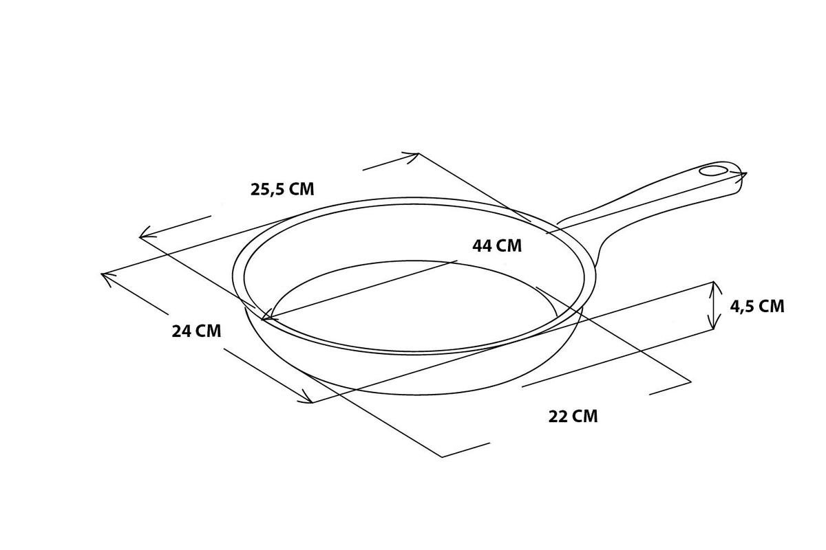 IBILI Tortillapan voor Spaanse omelet Indubasic, 24 cm, aluminium, antiaanbaklaag, geschikt voor inductie IBILI Tortillapan voor Spaanse omelet Indubasic, 24 cm, aluminium, antiaanbaklaag, geschikt voor inductie